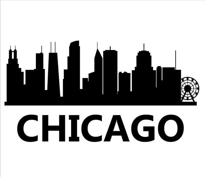 silhouette of Chicago skyline
