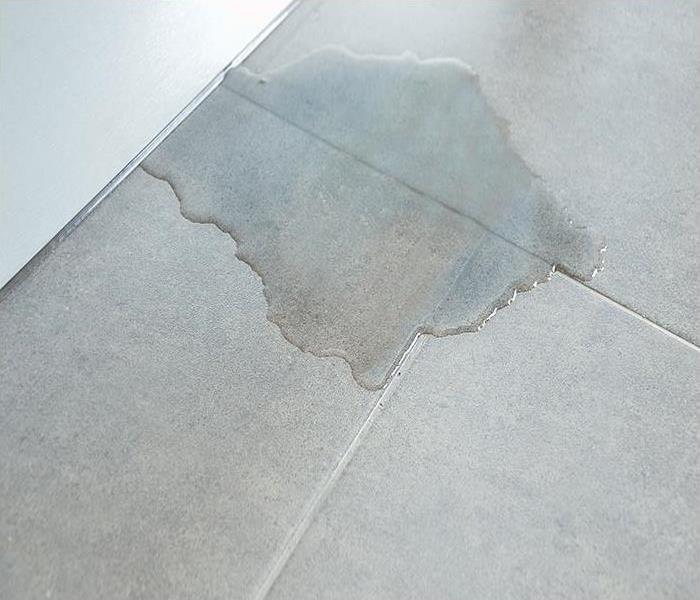 water covering floor