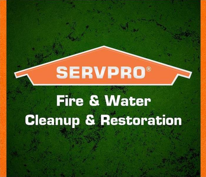 Servpro water sign